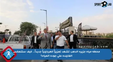 محطة مياه جزيرة الدهب تشهد تعزيزاً كهربائياً جديداً.. كيف ستنعكس الفائدة على جودة المياه؟